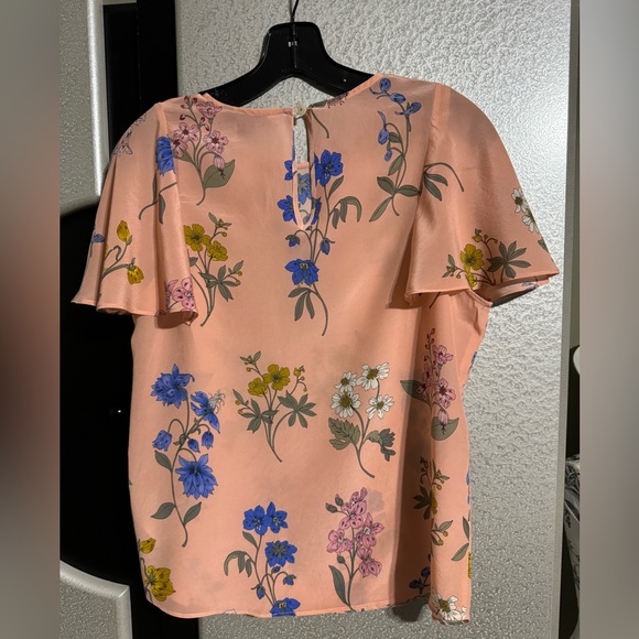 J.Crew Silk flutter-sleeve floral top size small - Picture 11 of 11